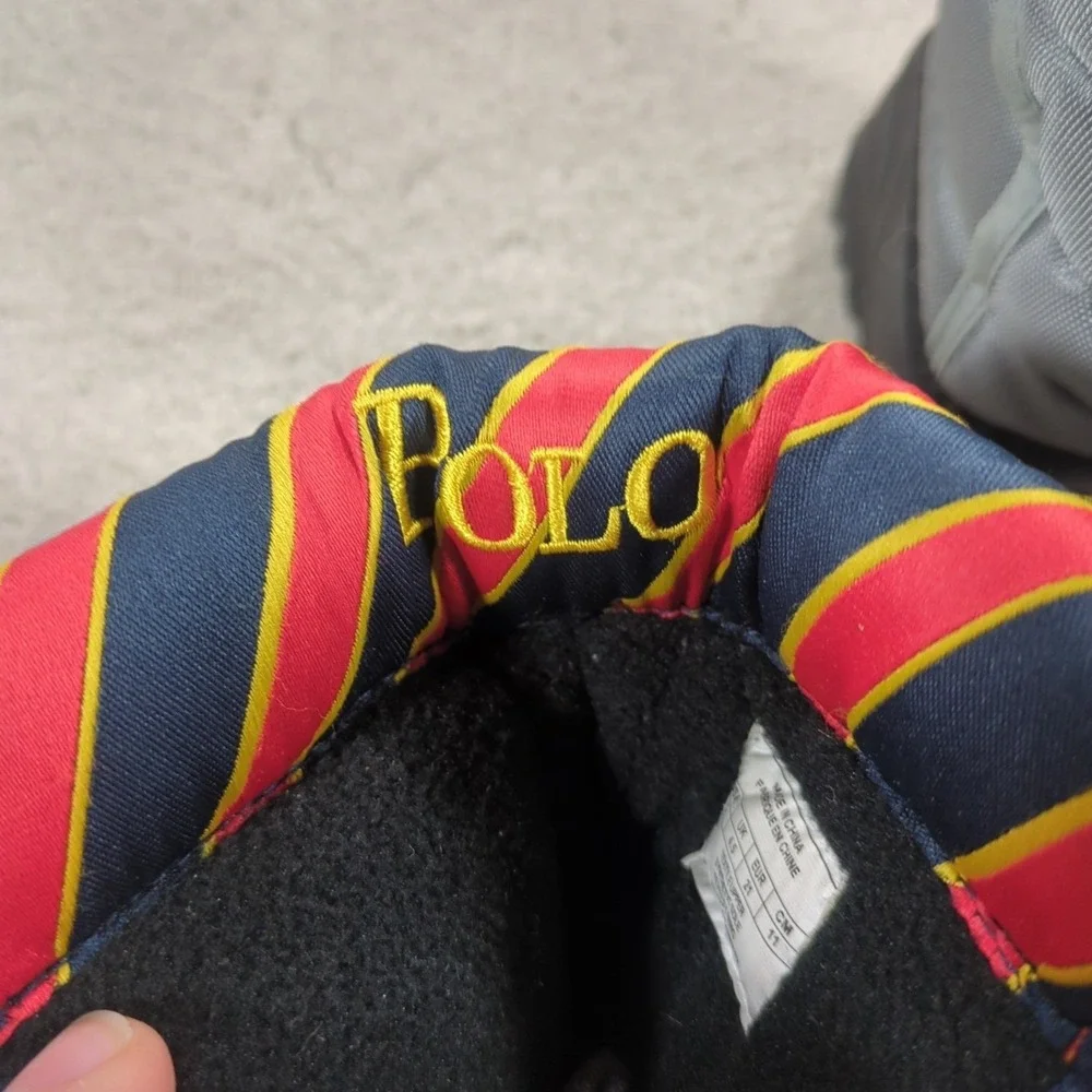Polo Ralph Lauren Vancouver EZ Snow Boots Toddler Unisex Size 5 Waterproof Gray